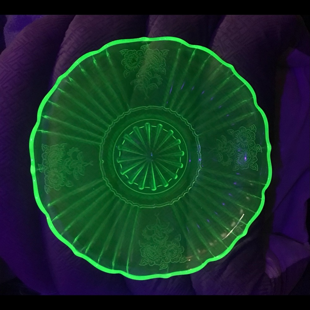 Uranium Glass Bowl